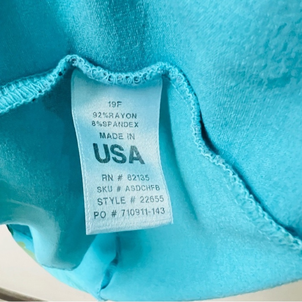 Fresh Produce Medium Luna Blue Chloe Fresh Blossoms Key Hole Dress Medium - Picture 4 of 4